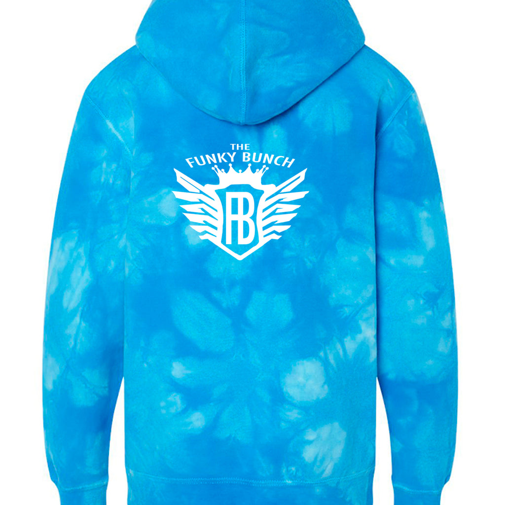 Tie Dye Aqua Blue - BACK