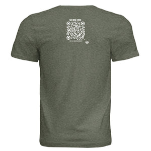 Military Green Triblend - BACK