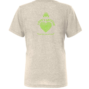 Solid Natural Triblend - BACK