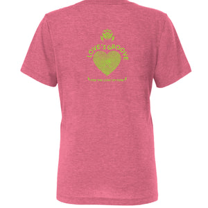 Char Pink Triblend - BACK