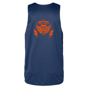 Navy/ White - BACK